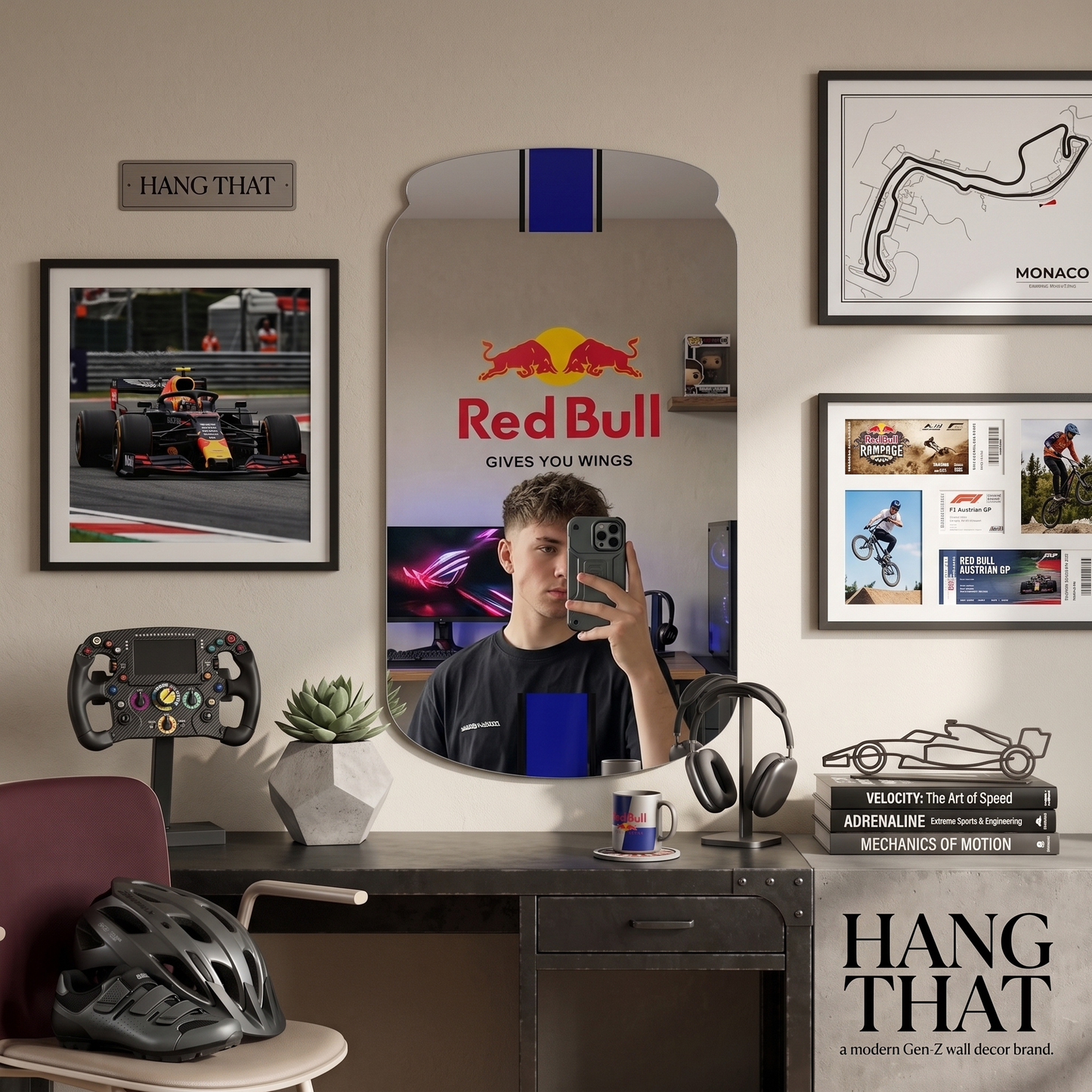 Red Bull Mirror - Acrylic